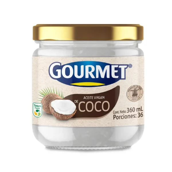 Aceite De Coco 360mL Gourmet® | Salud, Bienestar, Nutrición y Vida Balanceada