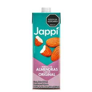 Bebida de Almendras Original 900ML Jappi® | Salud, Bienestar, Nutrición y Vida Balanceada