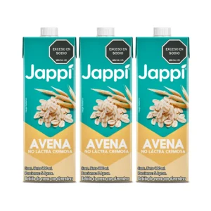 Avena No Lactea 3X900mL Jappi® | Salud, Bienestar, Nutrición y Vida Balanceada