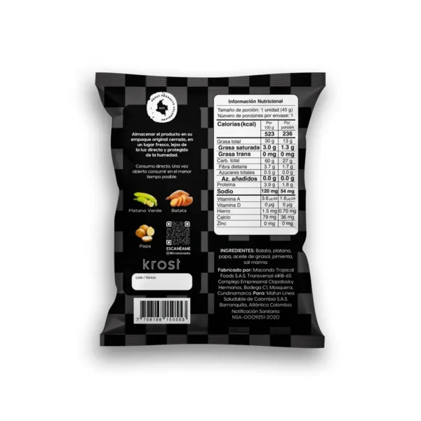 Mix Chips Pimienta x 45g Krost 2 | Salud, Bienestar, Nutrición y Vida Balanceada