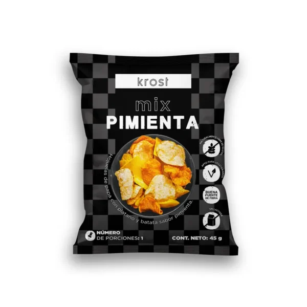 Mix Chips Pimienta x 45g Krost | Salud, Bienestar, Nutrición y Vida Balanceada