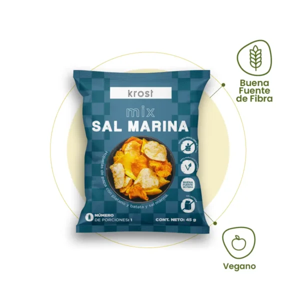 Mix Chips Sal Marina x 45g Krost inf | Salud, Bienestar, Nutrición y Vida Balanceada