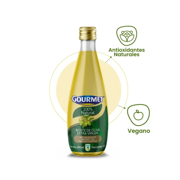 Aceite de Oliva Extra Virgen 250ml inf | Salud, Bienestar, Nutrición y Vida Balanceada